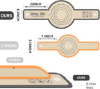 Silicone Bread Sling for Dutch Oven Baking, 2 PCS Easy Clean and Reusable Sourdough Silicone Baking Mat with Long Handles, Non Stick, Easy to Transfer Sourdough Bread, Grey