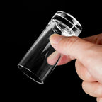 KAMMAK Shot Glasses Set of 2, 40ml/1.35oz Clear Espresso Shot Glass with Heavy Base for Bar Restaurants Home, Small Whiskey Shot Glass for Vodka, Whiskey, Tequila, Spirits & Liquors