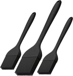 Silicone Basting Pastry Brush - Cooking Brush for Oil Sauce Butter Marinades, Food Brushes for BBQ Grill Kitchen Baking, Baster Brushes Baste Pastries Cakes Meat Desserts, Food Grade, Dishwasher Safe