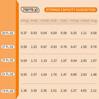 Glass Jars with Bamboo Lids 3 Pack, 74 Oz Airtight Square Storage Container, High Borosilicate Glass Kitchen Canisters for Soild food, Nuts/Cookies/Sugar/Pasta