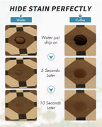AMOAMI Coffee Mat Hide Stain Rubber Backed Absorbent Dish Drying Mat for Kitchen Counter - Fits Under Coffee Maker or Machine - 16X24