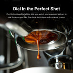 Crema Coffee Products 54mm Bottomless Naked Portafilter | Compatible with 54mm Breville Machines | Includes Double Shot Filter Basket | Olivewood