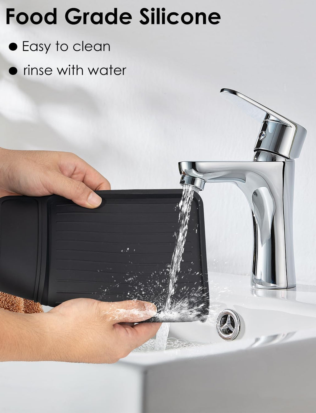 Tamping Mat compatible with Breville 870/880, Silicone Top Cover for Espresso Machines - Non-Slip, Scratch Proof Coffee Accessories (11"x9.25", Black)