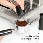 Aieve WDT Tool Espresso, Metal Distribution Tool with 10 x 0.4mm Stainless Steel Needles Espresso Stirrer, Coffee Distributor Aluminum Alloy Handle & Stand with 10 Extra Needle