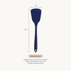 GIR: Get It Right Silicone Turner - Non-Stick Heat Resistant Silicone Spatula Turner for BBQs & Cookouts - Lifts, Flip, and Transfer Food Items - 13 Inch, Navy