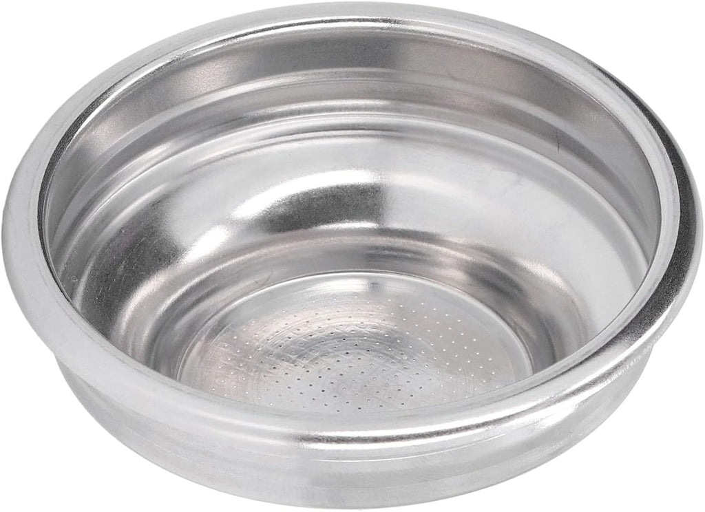 58mm Portafilter Filter Basket, 1 Cup Single Wall Coffee Maker Coffee Powder Filter, Porous Stainless Steel Coffee Filter for Extraction, Coffee Machine Accessories
