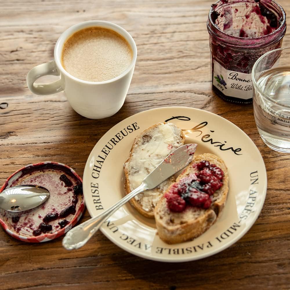 homEdge Mini Procelain Espresso Cup, 4 Ounces / 120 ml Tiny Ceramic Coffee Mugs Demitasse for Espresso, Tea- Set of 6, White