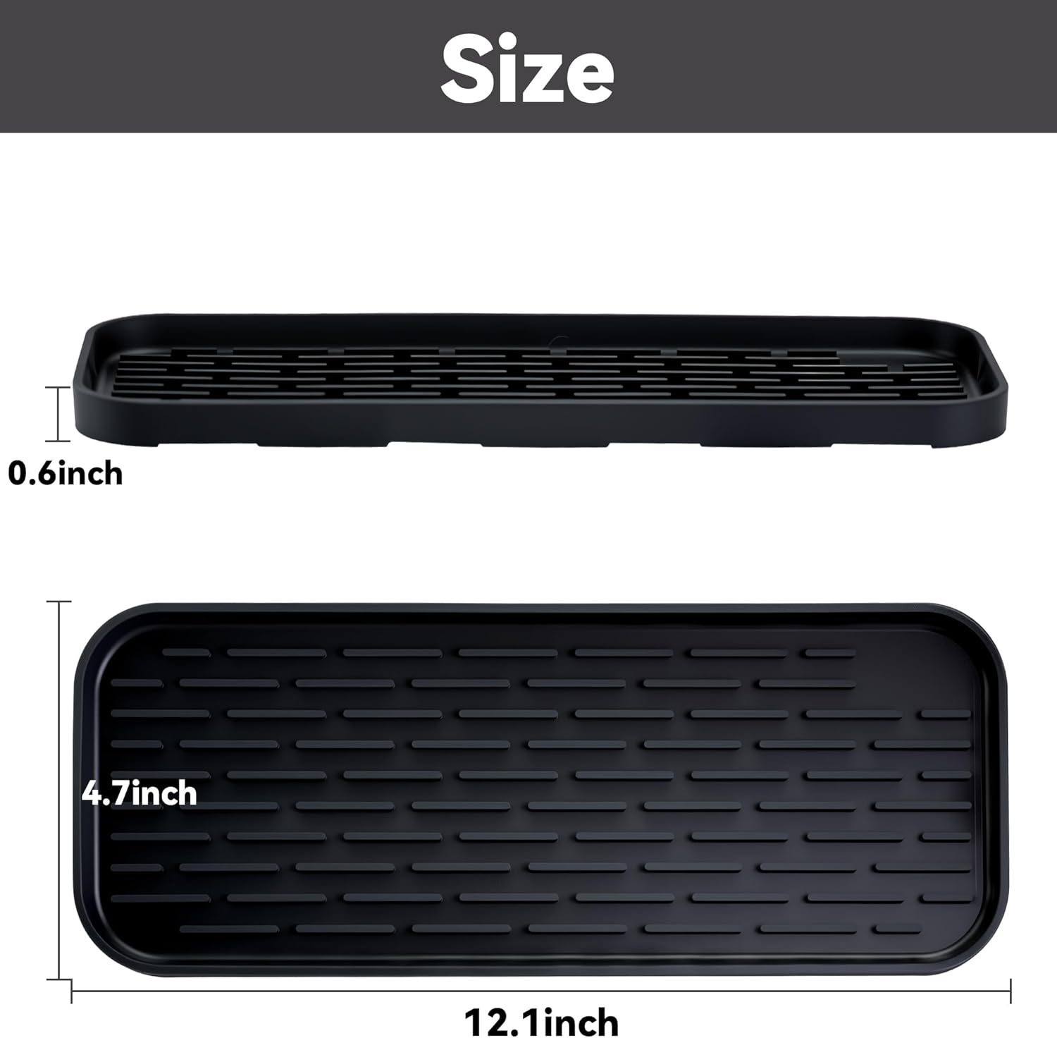 Drip Pan Compatible with 1 Gallon Drink Dispenser, 1 Pcs Silicone Tray Mat for DD&HAPP 1 Gallon Glass Drink Dispenser