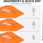 Coffee Mat - Absorbent Hide Stain Rubber Backed Dish Drying Mat for Kitchen Counter - Bar Mats for Countertops Accessories Fit Under Coffee Maker Espresso Machine