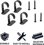 Ceiling Hooks, 20 Pcs Screw Mounted Ceiling Hooks for Hanging Plants, Under Cabinet Cup Hooks, Under-Shelf Towel/Robe Hook Clothes Hook Heavy Duty for Bathroom Kitchen Cabinet