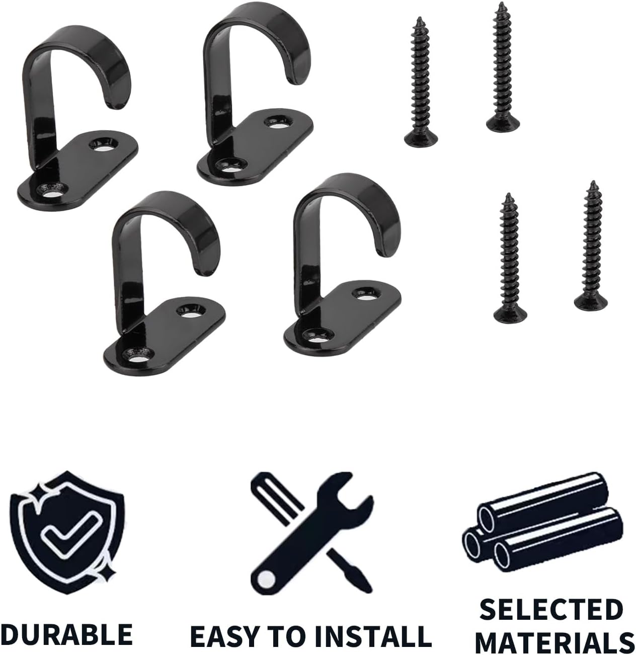 Ceiling Hooks, 20 Pcs Screw Mounted Ceiling Hooks for Hanging Plants, Under Cabinet Cup Hooks, Under-Shelf Towel/Robe Hook Clothes Hook Heavy Duty for Bathroom Kitchen Cabinet