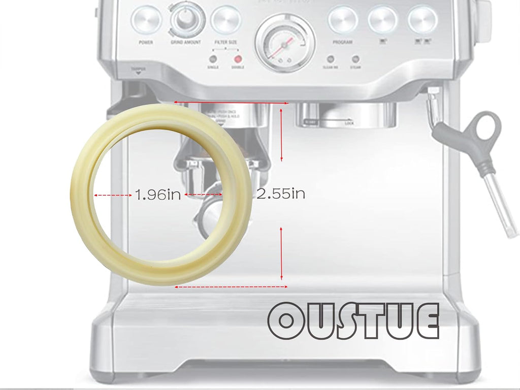 54mm Silicone Steam Ring, Grouphead Gasket Replacement Part for Breville Espresso Machine 878/870/860/840/810/500/450/ Sage 500/870/875/880/810/878 (2 Pack)