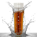 watchget 600ml/20oz Portable Cold Brew Coffee Maker with 300-Mesh Fine Filter & Airtight Seal, Leak-Proof Geometric Petal Design for Home Use, Iced Tea and Coffee Brewer Space Saving Pitcher