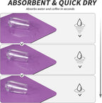 Coffee Mat - Absorbent Hide Stain Rubber Backed Dish Drying Mat for Kitchen Counter - Bar Mats for Countertops Accessories Fit Under Coffee Maker Espresso Machine