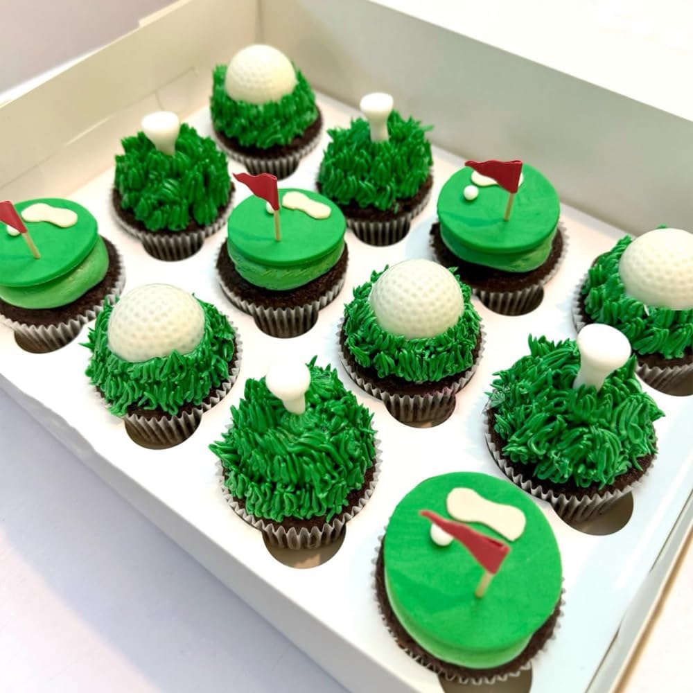 Silicone Golf Ball Cake Pop Mold - 40-Cavity Golf Ball Chocolate Molds for Cake Decorations, Hot Chocolate Bomb, Jelly, Pudding, Gelatin Molds