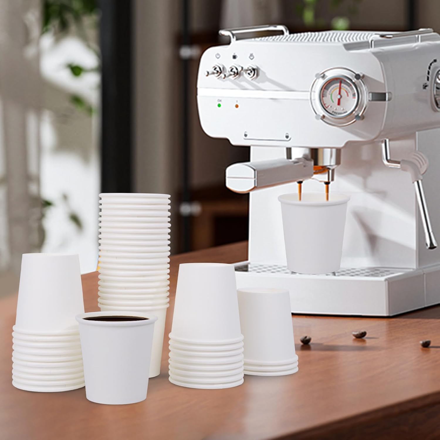 1200 Pack 3 oz Paper Cups, Small Disposable Bathroom Mouthwash Cups, Espresso Cups,Mini White Paper Cups 3 Ounce for Parties, Bathroom, Picnics, Travel and Events