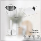 Guowall Heart Shaped Seamless Cake Ring, 3 inch Mousse Mold for Baking, Nonstick Stainless Steel Heart Dessert Mould Set, Includes 1 lifter, 1 pusher and 6 rings