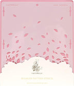 Cake Decorating Stencil for Tall Buttercream Cake, Royal Icing, Ganache, Paint, Airbrush (Float)