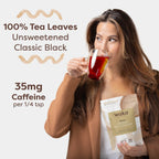 Waka Instant Black Tea Mix, Classic - 100% Tea Leaves, No Additives, Unsweetened Tea Powder for 50 Quarts or 200 Cups – Easy and Quick Hot or Iced Teas (4.5oz)