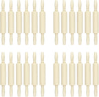 24 Pack Wood Small Rolling Pin for Kids, 7.9 Inch Kids Rolling Pin for Home Kitchen (24)
