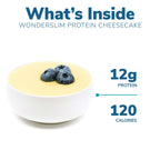 WonderSlim Protein Cake, Creamy Cheesecake, 12g Protein, Gluten Free (7ct)