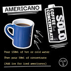 SOLO Cold Brew Coffee Concentrate - Colombian & Brazilian Arabica Blend - Ready-to-Drink Espresso Base for Iced Coffee, Lattes, and Cocktails - 20 Servings per Carton - 32 fl oz Shelf-Stable Carton