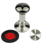 The Force Tamper Automatic Impact Adjustable Constant Pressure and Autoleveling Coffee Tamper Black Mirror Jellyfish AL Handle Set Pro (Standard Set, 54.00mm)