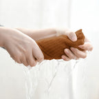 Artoid Mode 100% Cotton Caramel Waffle Weave Kitchen Dish Cloths, 13x28 Inch Ultra Soft Absorbent Quick Drying Kitchen Dish Towels Set of 4