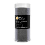 Black Shimmer BREW GLITTER Edible Glitter For Drinks, Cocktails, Beer, Garnish Glitter & Beverages | KOSHER & HALAL Certified | 100% Edible & Food Grade | Vegan, Gluten, Nut Free (50g, Black Shimmer)