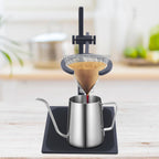 Xuthusman Coffee Dripper Holder Silicone Base Glass Funnel Stand Portable Coffee Dripper Rack Hight Adjustable for Home Kitchen