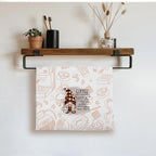 Coffee Gnome Kitchen Towels for Bar Decor - Funny Dish Tea Towels, Lover Gifts, 16x24 Inches