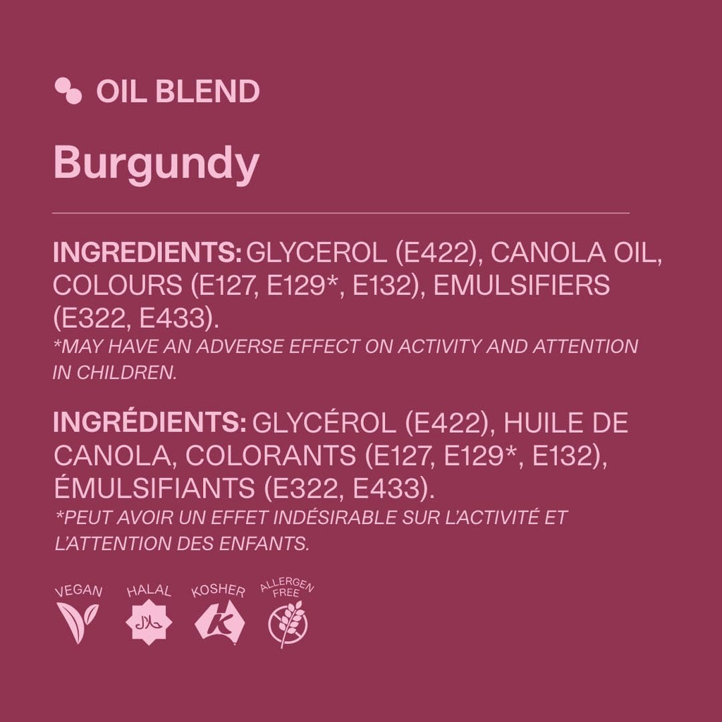 Colour Mill Oil-Based Food Coloring, 20 Milliliters Burgundy