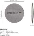 watchget 51 Espresso Puck Screen - Lower Shower Screen - 1.7mm Thickness Metal Reusable Coffee Filter for 51mm Protafilter Basket 316 Stainless Steel 150μm