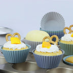 Large Silicone Muffin Cups, 12 Pack Reusable Cupcake Liners Jumbo Size 3.54inch Baking Cups Cake Molds, BPA Free, Dishwasher Safe