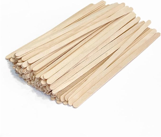 5.5inch Wooden Coffee Stirrers, 1000 Count Disposable Stir Sticks for Coffee & Cocktails, Wooden Beverage Mixer with Smooth Ends, Swizzle Drink Sticks