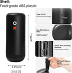 Nuttii Burr Coffee Grinder – Electric, Portable, Small, Quiet Conical Burr Coffee Bean Mill, 20 Adjustable Settings for Espresso, Pour-Over, French, Press Moka for Home Travel Use (Almond Cream)