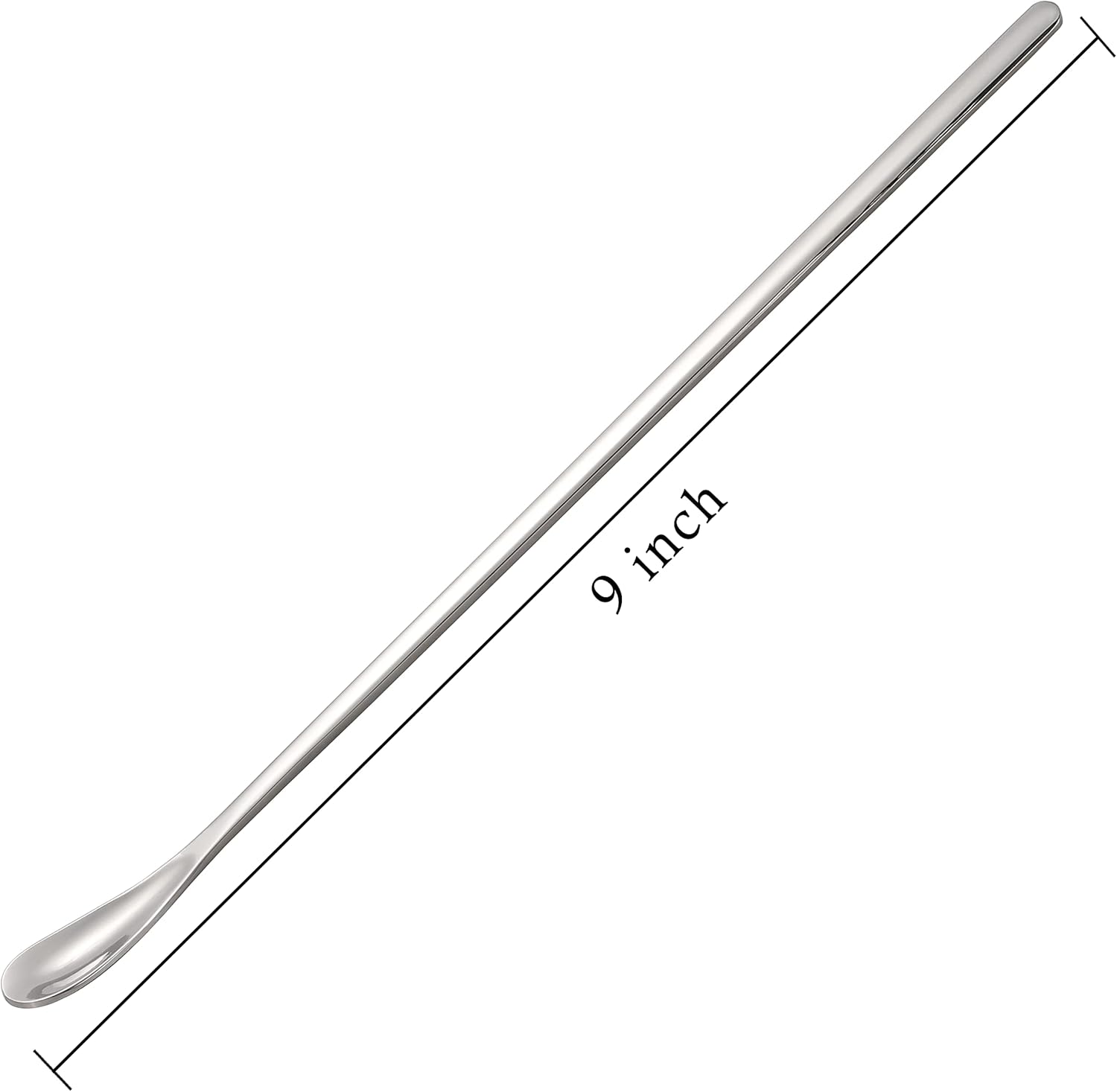 Stainless Steel Cocktail Stir Sticks with Long Handle of 6 Pieces for Coffee & Tea Drinks