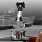 Espresso Tamper, 53mm Tamper 25lb-40lb with Stainless Steel Base, Coffee Tamper with with Sound Feedback, Provides Consistent Tampingwith Comfortable Grip