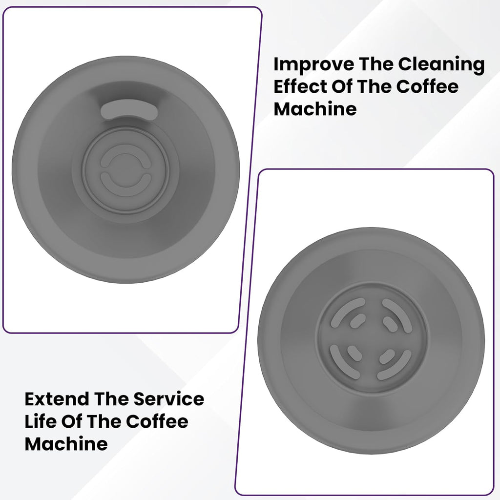Espresso Backflush Cleaning Disc, 54mm Silicone Backflush Disc for Most Espresso Machines, Compatible with BES870XL BES878BSS BES880 BES840XL BES810BSS, 4 Pack