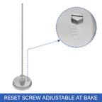 MEASUREMAN Hot Water Bi-Metal Thermometer, 3" Dial, 12" Lead-Free Brass Stem, 32-212°F/0-100°C Range, 2% Accuracy, 1/2" NPT Mount