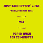 Sweet Logic Keto Baking Mix - Yellow Cake - Gluten-Free - Dairy Free - Diabetic-Friendly - High Protein - Allulose - Stevia - Low Sugar - Low Carb - Quick 20-Minute Prep (1-2G Net Carbs Per Serving)