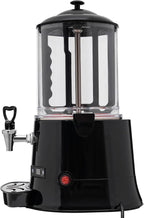 10L Commercial Hot Chocolate Machine Maker,110V Hot Chocolate Melting Machine,Temperature Adjustable Hot Beverage Warmer Dispenser for Chocolate Coffee Milktea (Black)