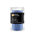 Sky Blue BREW GLITTER Edible Glitter For Drinks, Cocktails, Beer, Garnish Glitter & Beverages | KOSHER & HALAL Certified | 100% Edible & Food Grade | Vegan, Gluten, Nut Free (25g, Sky Blue)