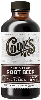 Cook's, Root Beer Extract Flavoring, For Root Beer Making and Baking, 16 Ounce
