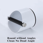 Italian Espresso Tapping Box, Stainless Steel Coffee Grinding Tapping Box, With Detachable Tapping Rod And Anti Slip Rubber Base (White)