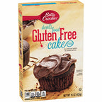Betty Crocker, Gluten Free, Devils Food Cake Mix, 15oz Box (Pack of 2)