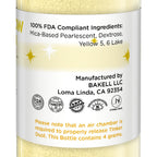 Bakell - Sunflower Yellow Tinker Dust (4g, 1x Mini Spray Pump) Edible Glitter for Food, Desserts, and Beverages!