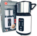 Casara 4-in-1 Electric Milk Steamer and Frother,27oz Stainless Steel Pitcher,Hot and Cold Foam Maker and Milk Warmer for Lattes,Cappuccinos,Macchiato