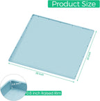 TRZZ Silicone Waterproof Under Sink Mat 28" x 22", Drip Tray and Cabinet Liner for Kitchen and Bathroom, Prevents Water Damage and Organizes Cabinets (Light Blue)