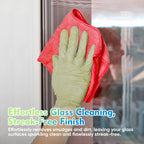 HOMEXCEL Red Microfiber Cleaning Cloth 12 Pack, 12.5 x 12.5 inch Microfiber Towels for Cars, Ultra Absorbent Car Washing Cloth, Lint Free Streak Free Cleaning Rags for Car, Kitchen, and Window